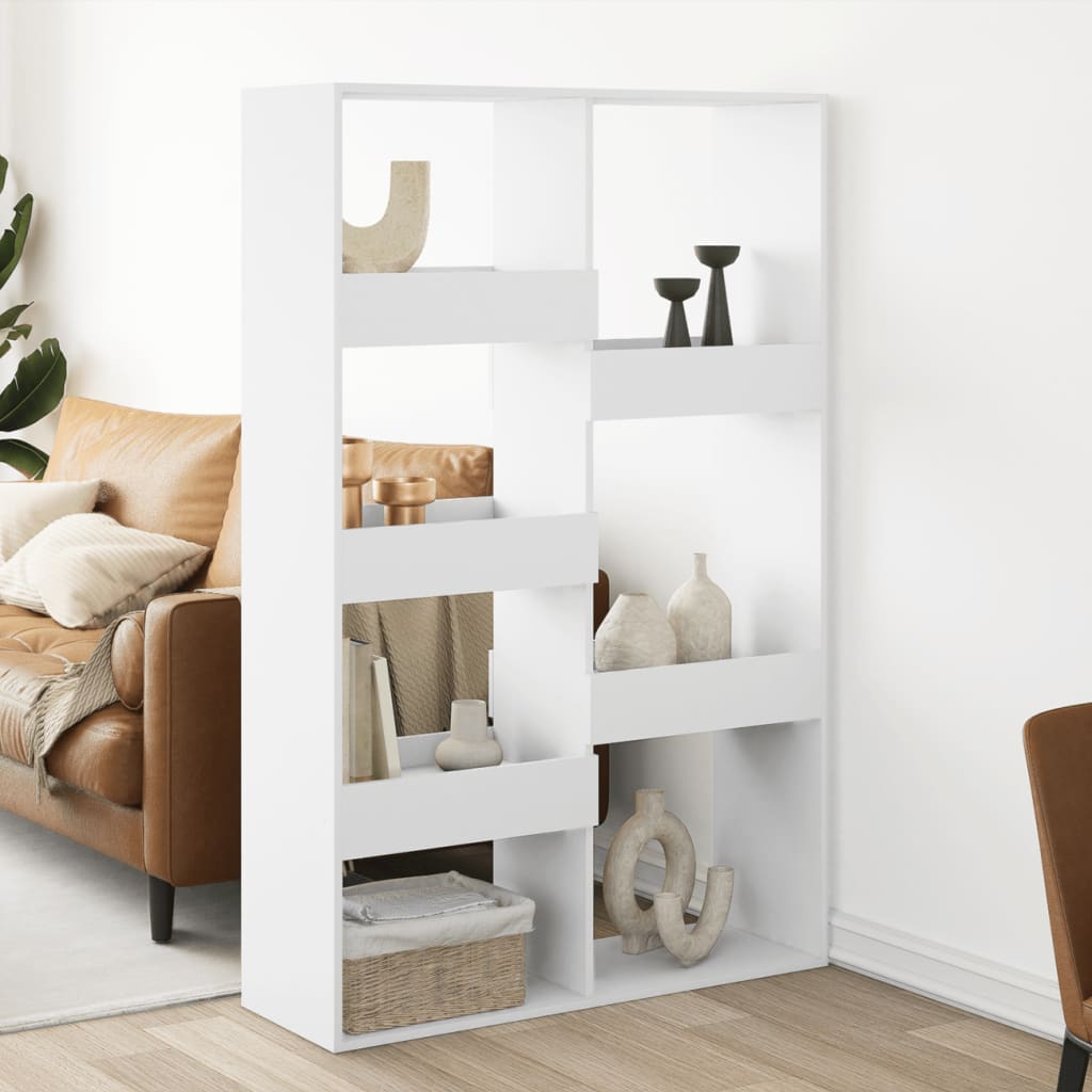 Room Divider White 100x33x155.5 cm Engineered Wood - Charlotte Dunes