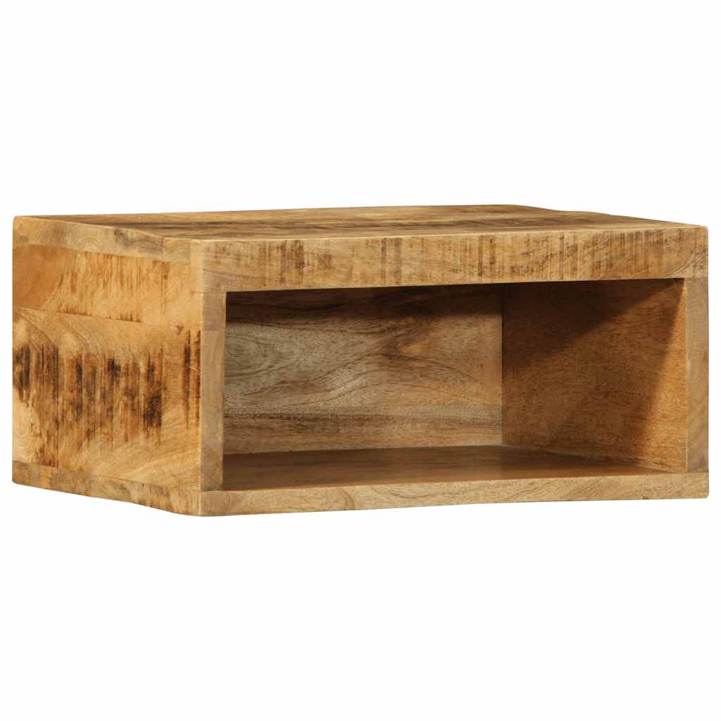 Wall-mounted TV Cabinet 40x30x19 cm Solid Rough Wood Mango - Design Hut