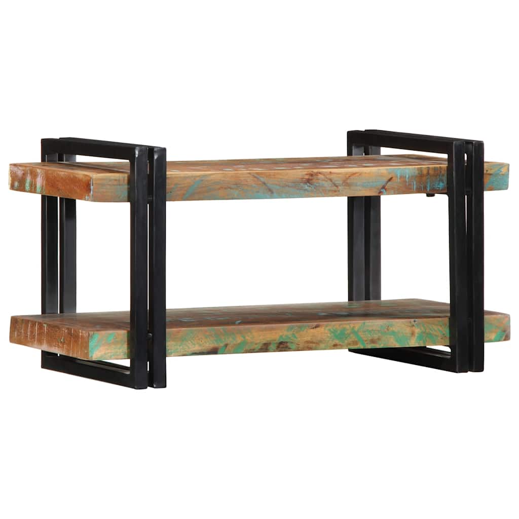 Wall Shelf Multicolour Solid Wood Reclaimed - Tyrell & Tyrell