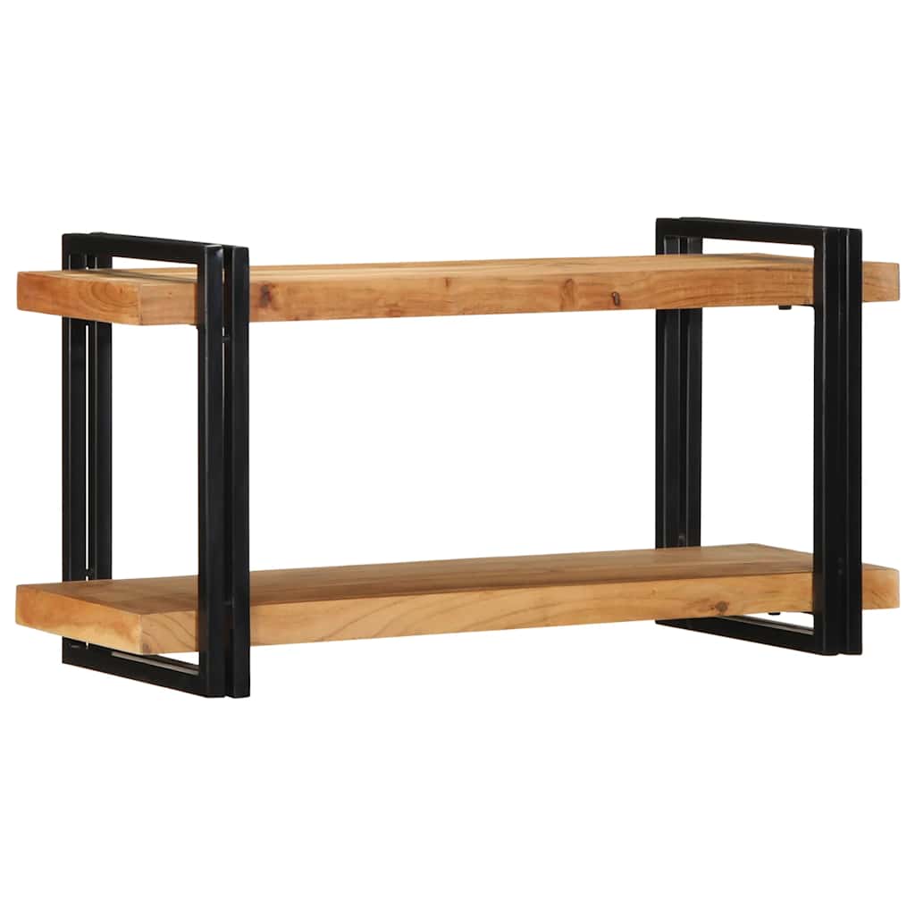 Wall Shelf 90x33x45 cm Solid Wood Acacia - Casper Homes