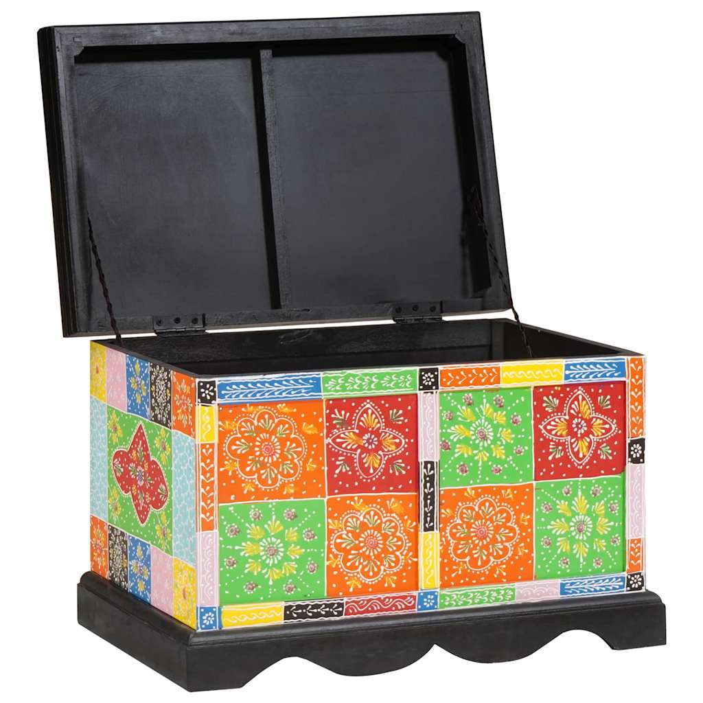 Storage Box 60x40x40 cm Solid Wood Mango - Design Hut