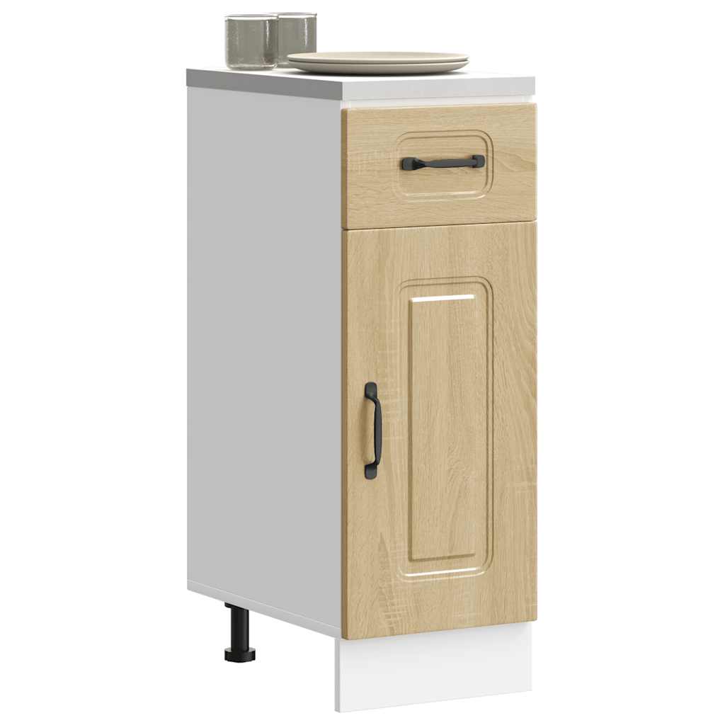 Kitchen Base Cabinet Kalmar Sonoma Oak Engineered Wood - Merlin Deals