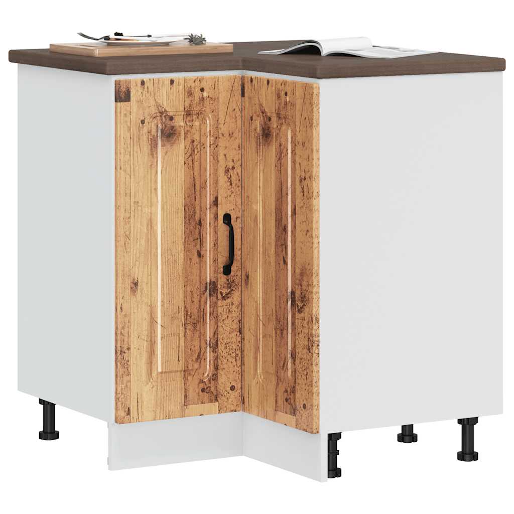 Kitchen Corner Base Cabinet Kalmar Old Wood Engineered Wood - Tyrell & Tyrell