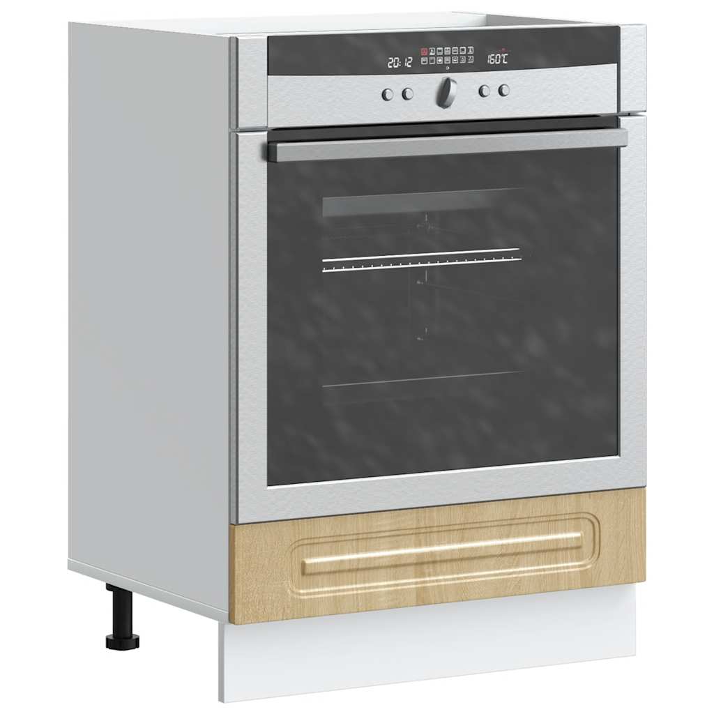 Oven Cabinet Kalmar Sonoma Oak Engineered Wood - Direct Imports