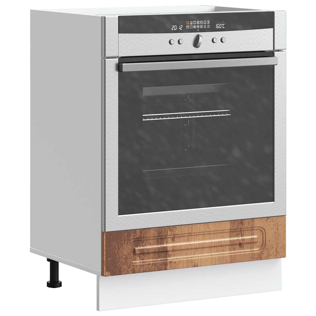 Oven Cabinet Kalmar Old Wood Engineered Wood - Casper Homes