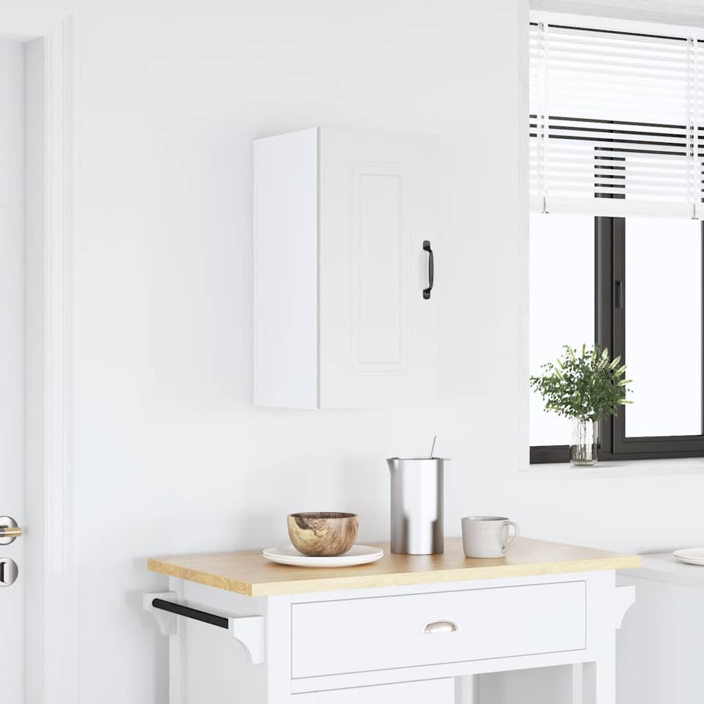 Kitchen Wall Cabinet Kalmar White Engineered Wood - Decor Base