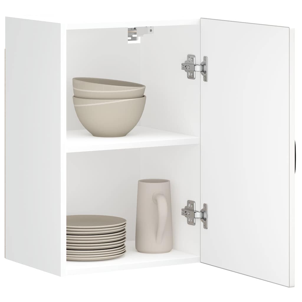 Kitchen Wall Cabinet Kalmar White Engineered Wood - Decor Base