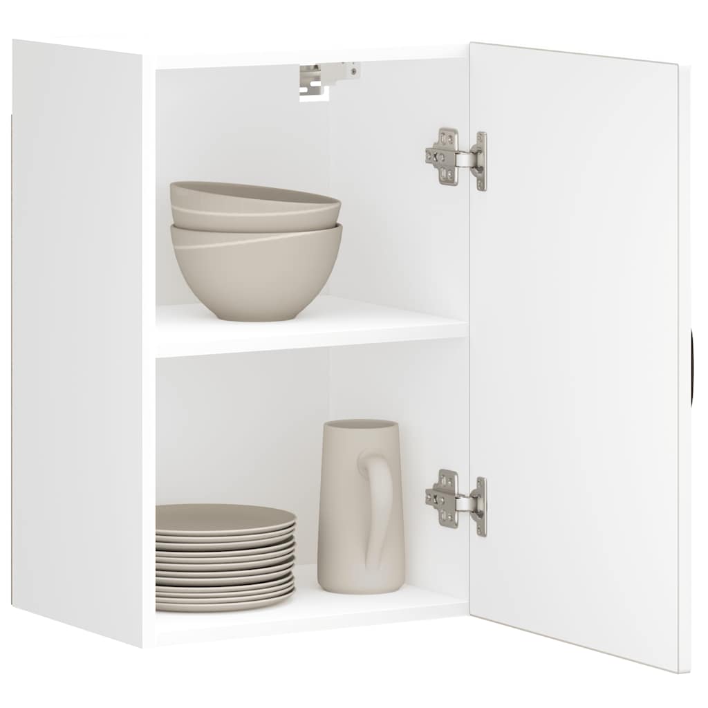 Kitchen Wall Cabinet Kalmar High Gloss White Engineered Wood - Decor Base