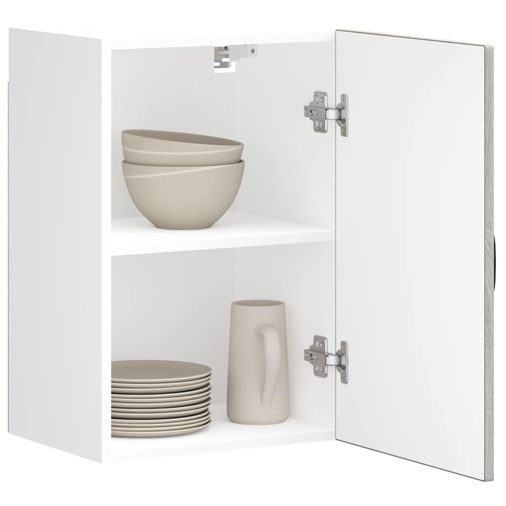Kitchen Wall Cabinet Kalmar Grey Sonoma Engineered Wood - R and M Furniture