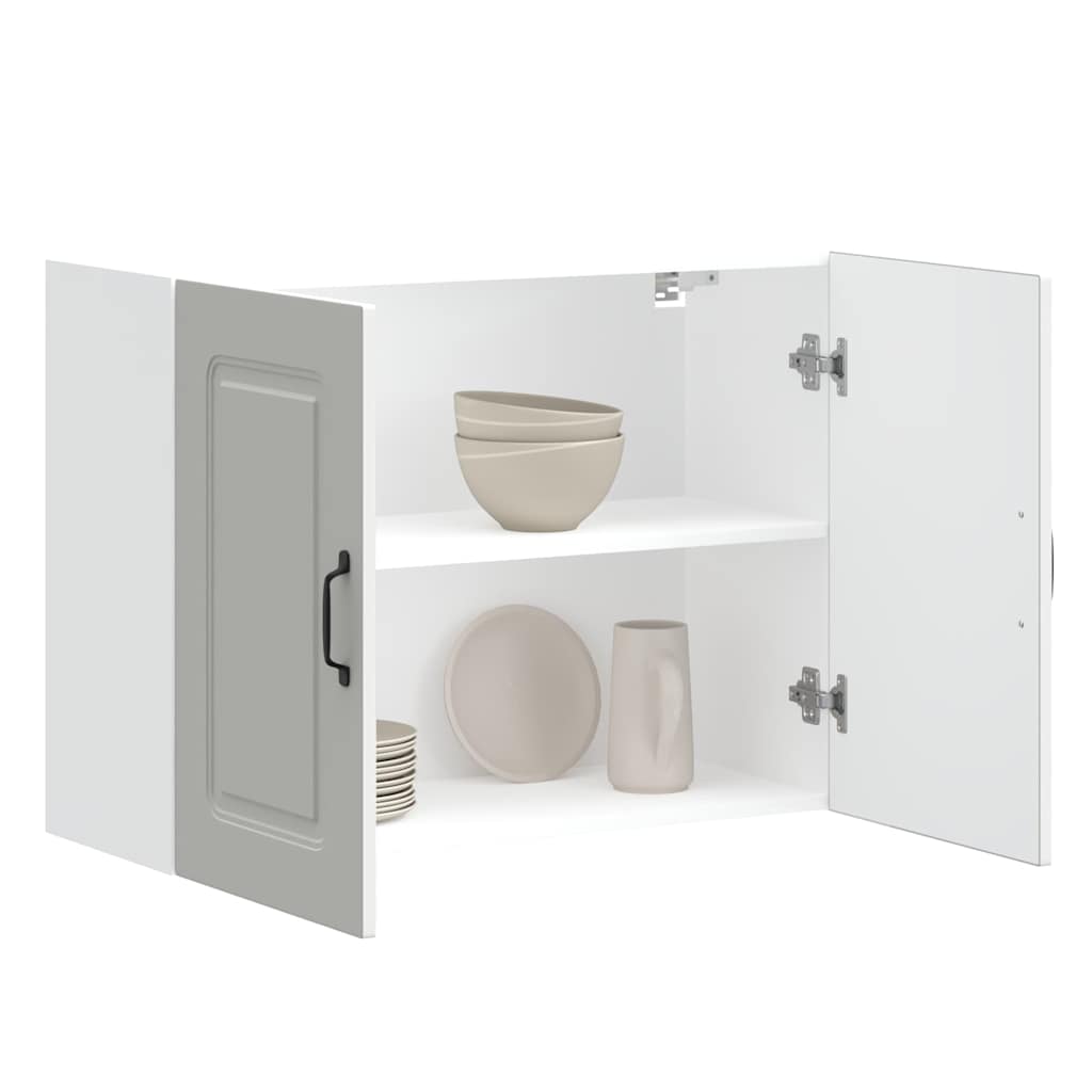 Kitchen Wall Cabinet Kalmar White Engineered Wood - Tyrell & Tyrell