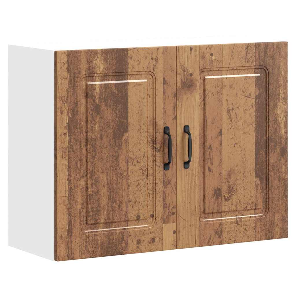 Kitchen Wall Cabinet Kalmar Old Wood Engineered Wood - Design Hut