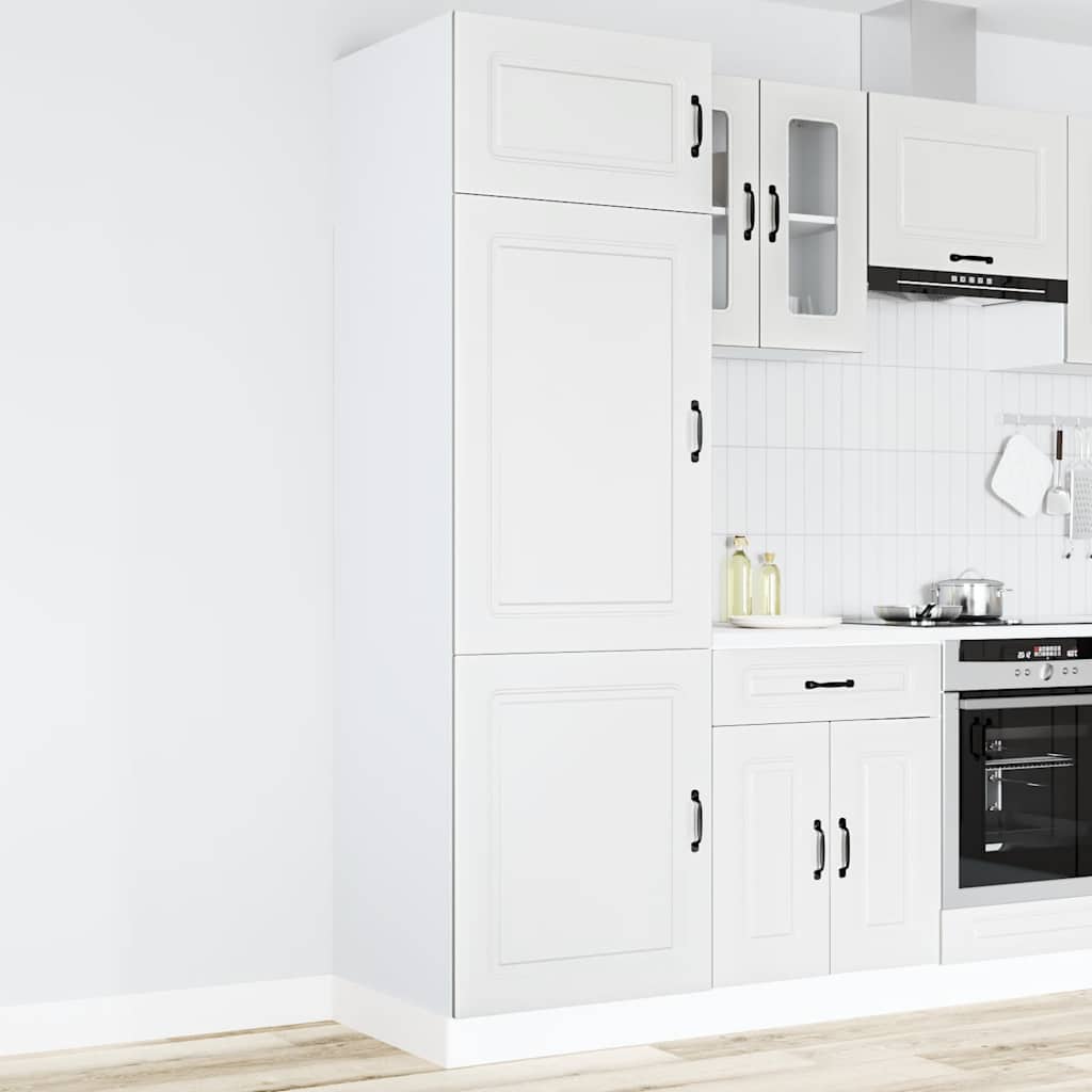 Kitchen Cupboard Kalmar White Engineered Wood - R and M Furniture