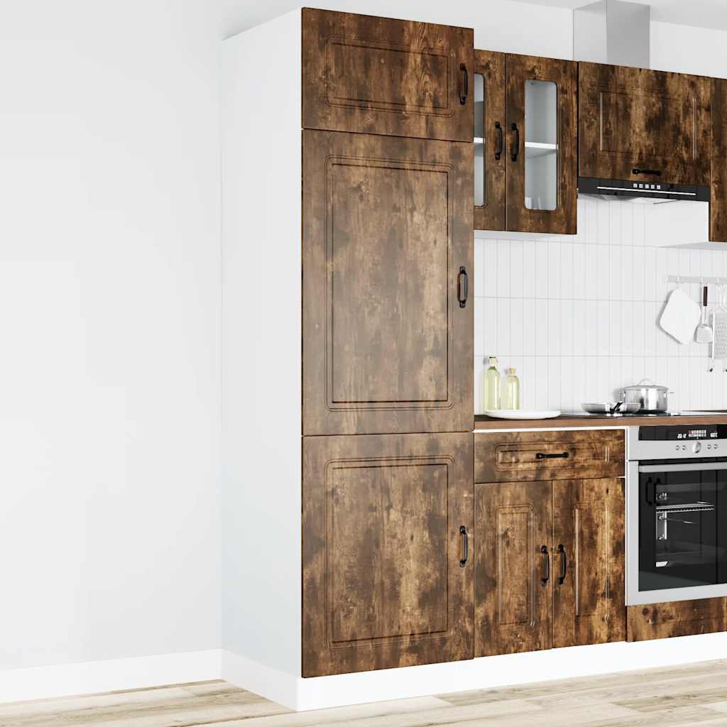 Kitchen Cupboard Kalmar Smoked Oak Engineered Wood - Sid & Sam