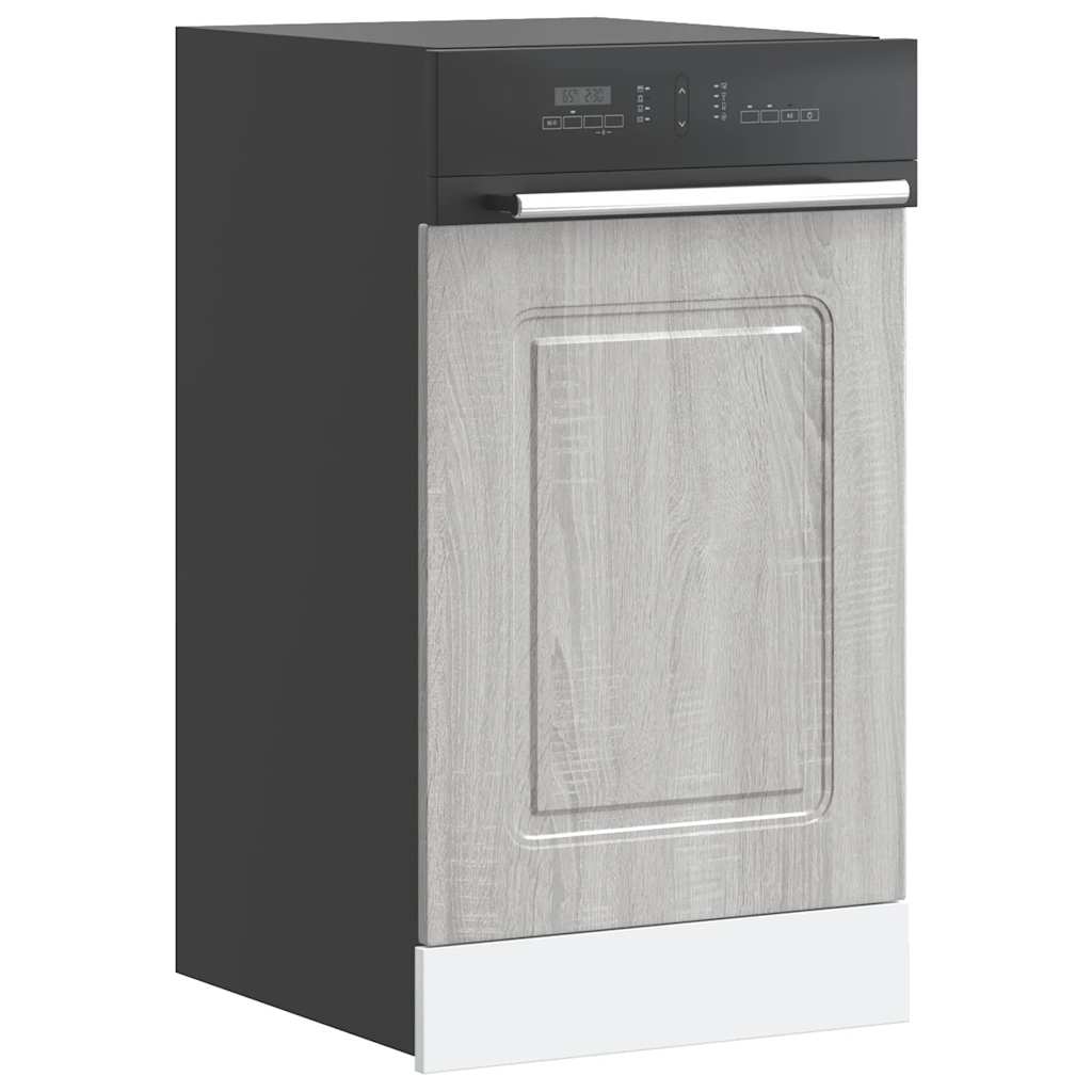 Dishwasher Panel Kalmar Grey Sonoma 45x1.5x67 cm Engineered Wood - Discount Dealers