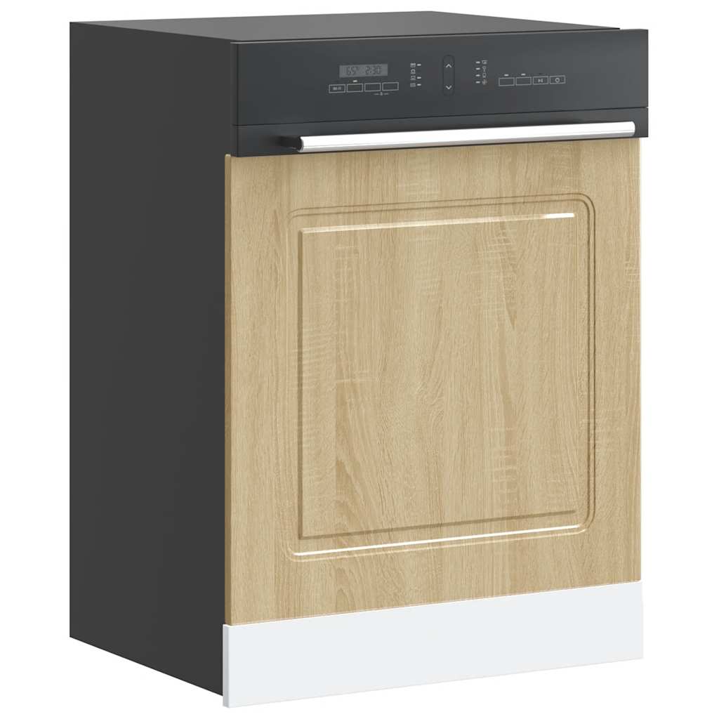 Dishwasher Panel Kalmar Sonoma Oak 60x1.5x67 cm Engineered Wood - Direct Imports