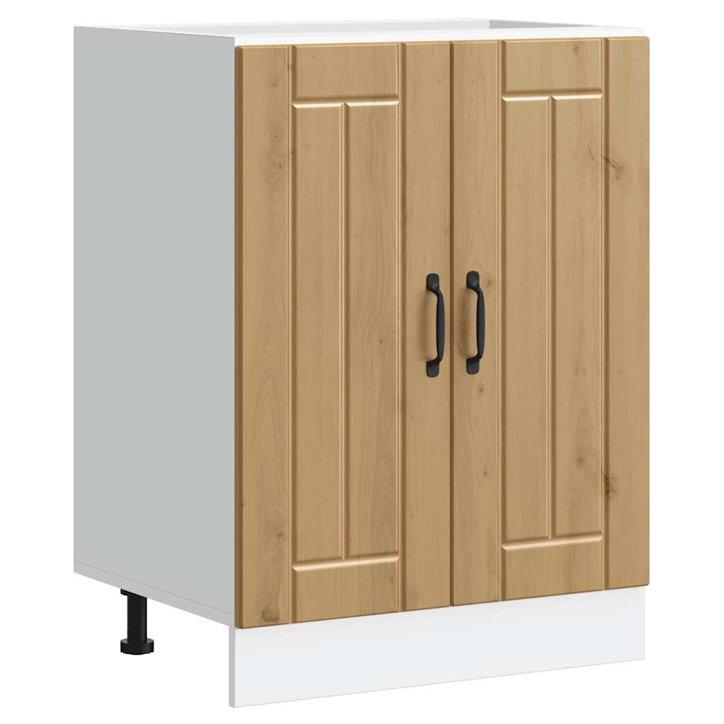 Sink Base Cabinet Lucca Artisan Oak Engineered Wood - Decor Base
