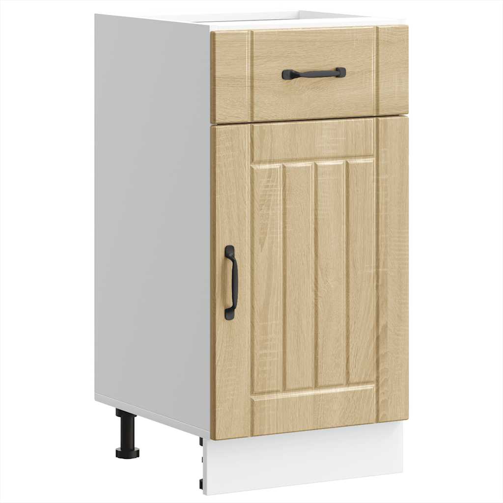 Kitchen Base Cabinet Lucca Sonoma Oak Engineered Wood - All Things Good