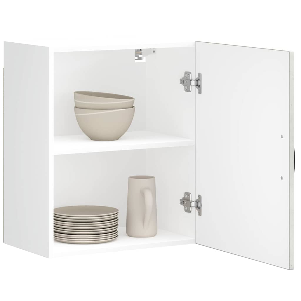 Kitchen Wall Cabinet Lucca Concrete Grey Engineered Wood - Millennium Furniture