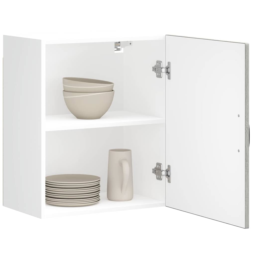 Kitchen Wall Cabinet Lucca Grey Sonoma Engineered Wood - Decor Base