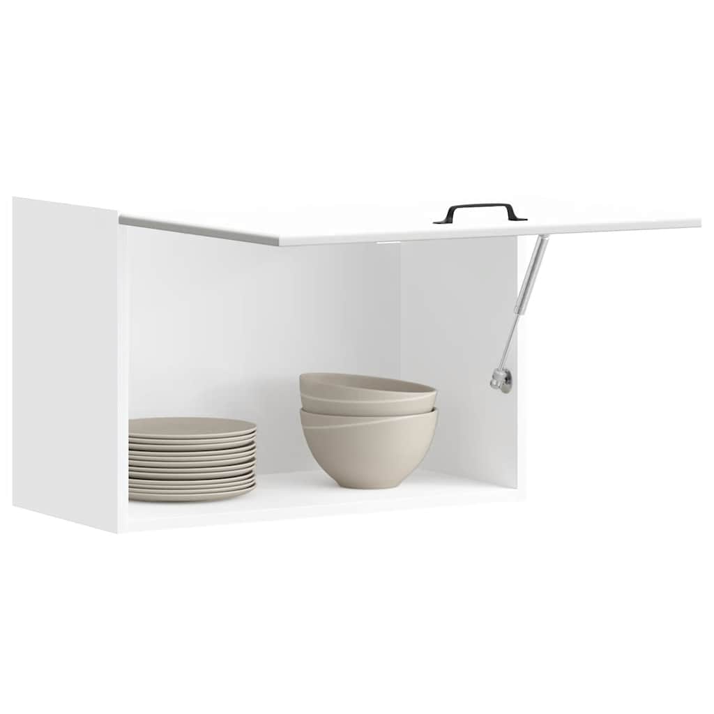 Kitchen Wall Cabinet Lucca White Engineered Wood - Millennium Furniture