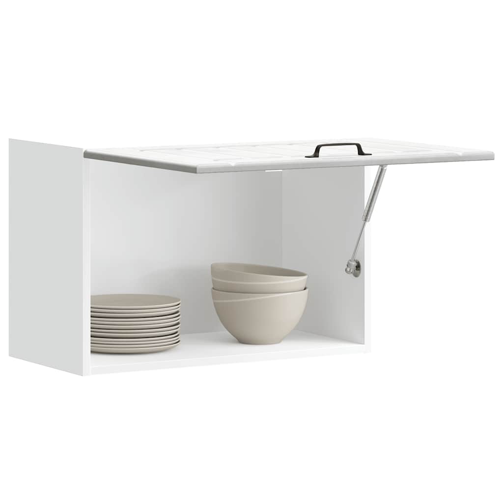Kitchen Wall Cabinet Lucca Concrete Grey Engineered Wood - Design Hut