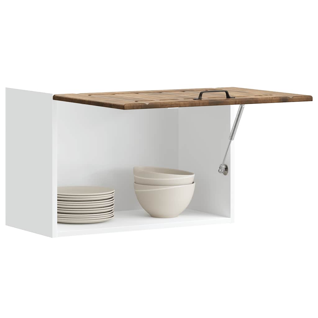 Kitchen Wall Cabinet Lucca Smoked Oak Engineered Wood - Design Hut