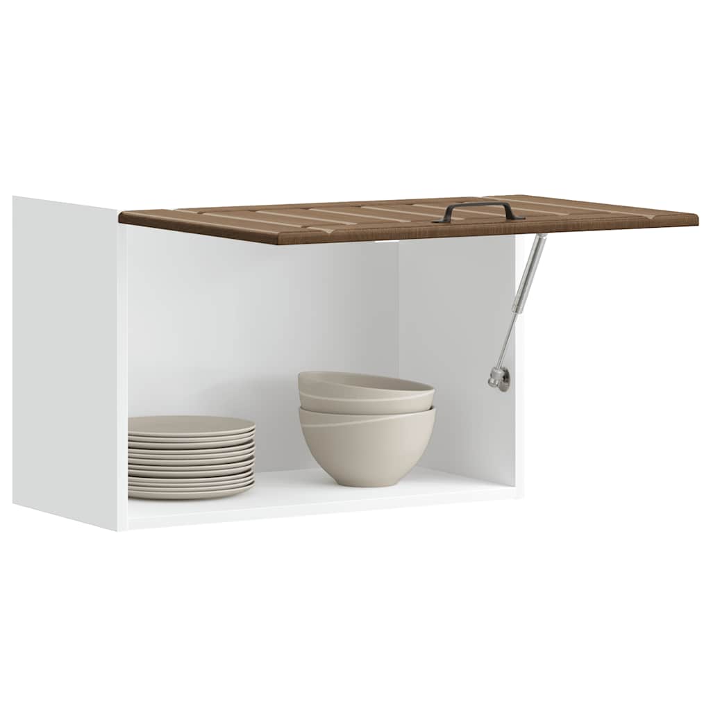 Kitchen Wall Cabinet Lucca Brown Oak Engineered Wood - Decor Base