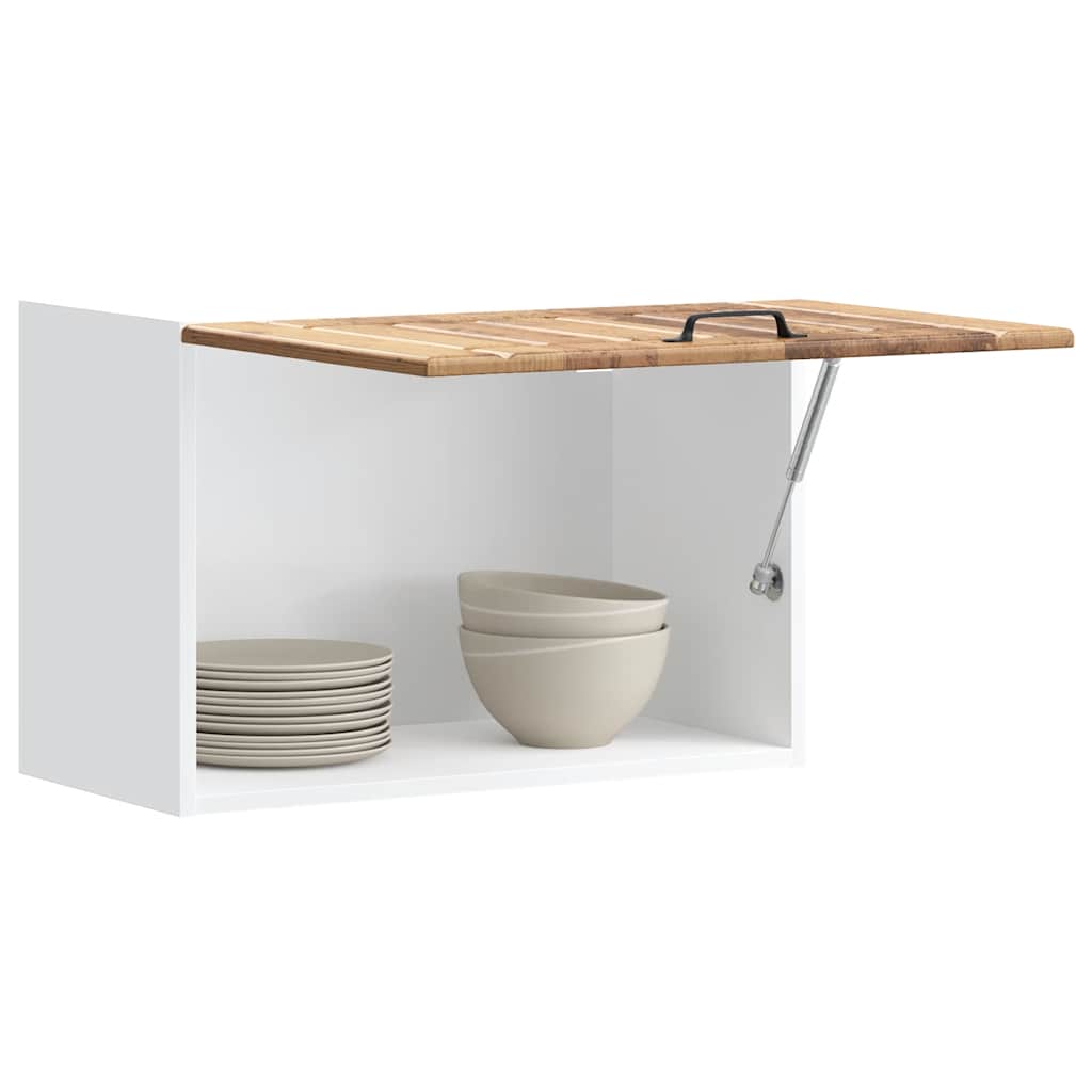 Kitchen Wall Cabinet Lucca Old Wood Engineered Wood - Decor Base