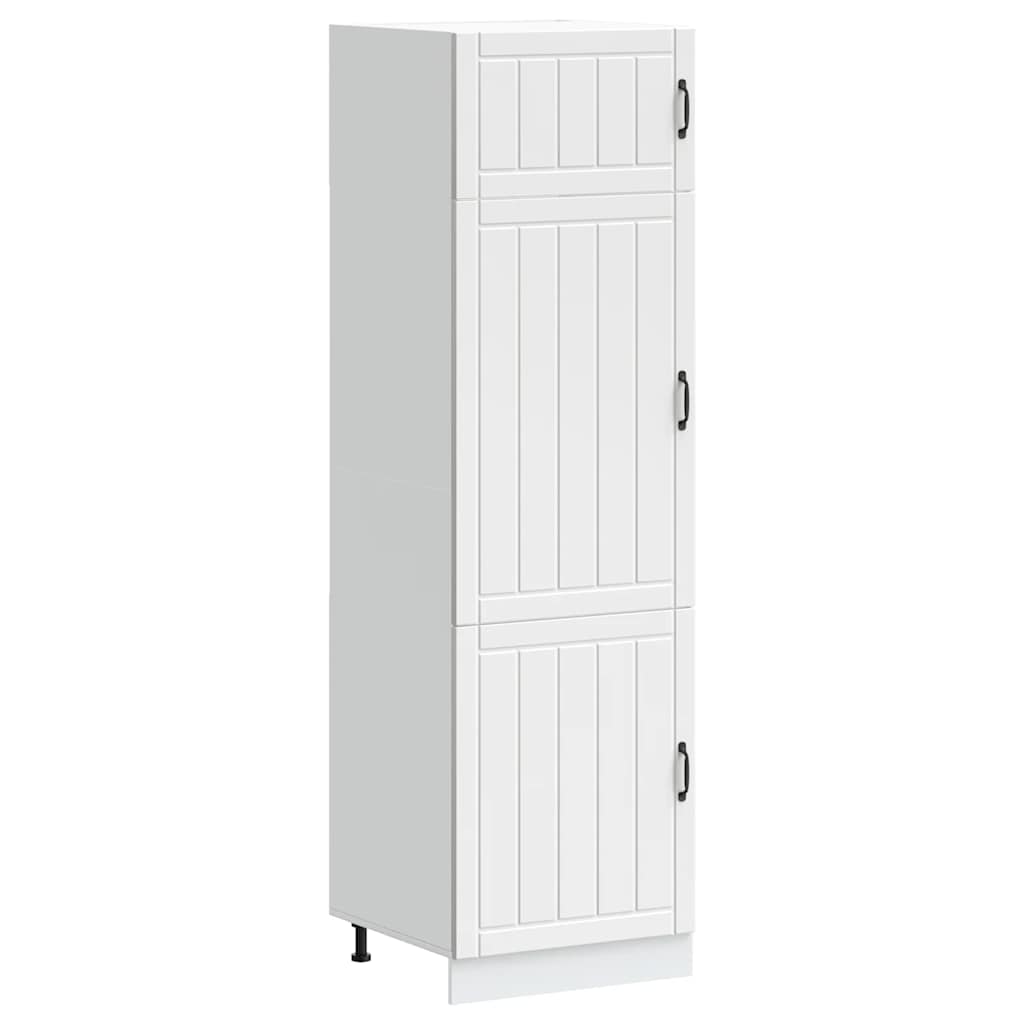 Kitchen Cupboard Lucca White Engineered Wood - Sid & Sam