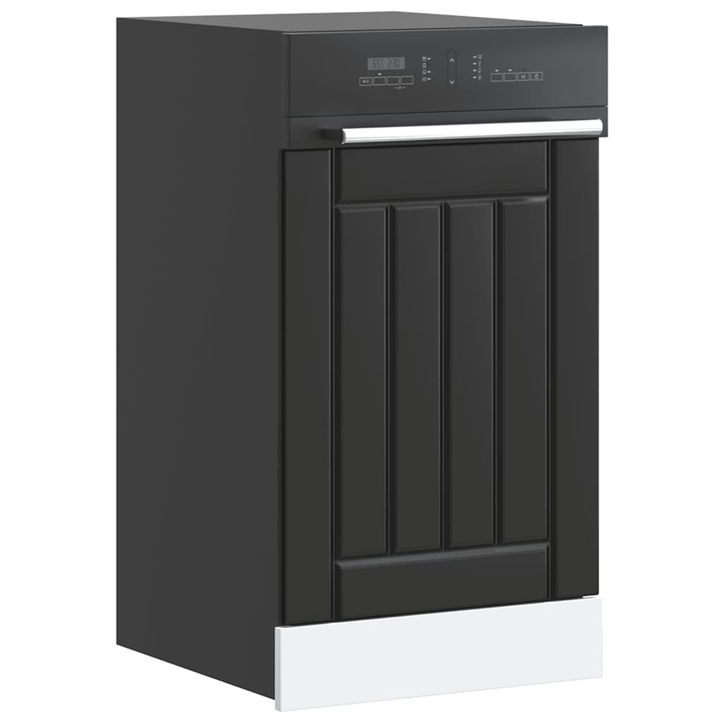 Dishwasher Panel Lucca Black Engineered Wood - Casper Homes