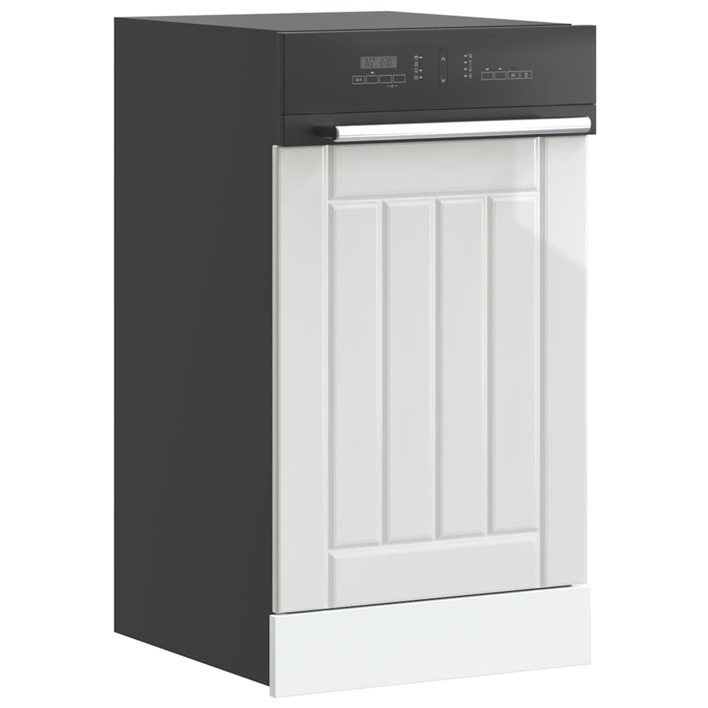 Dishwasher Panel Lucca High Gloss White Engineered Wood - Tyrell & Tyrell