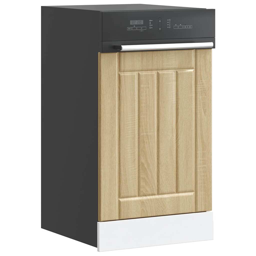 Dishwasher Panel Lucca Sonoma Oak Engineered Wood - Style and Chic