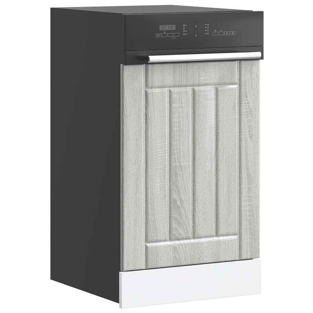 Dishwasher Panel Lucca Grey Sonoma Engineered Wood - Millennium Furniture