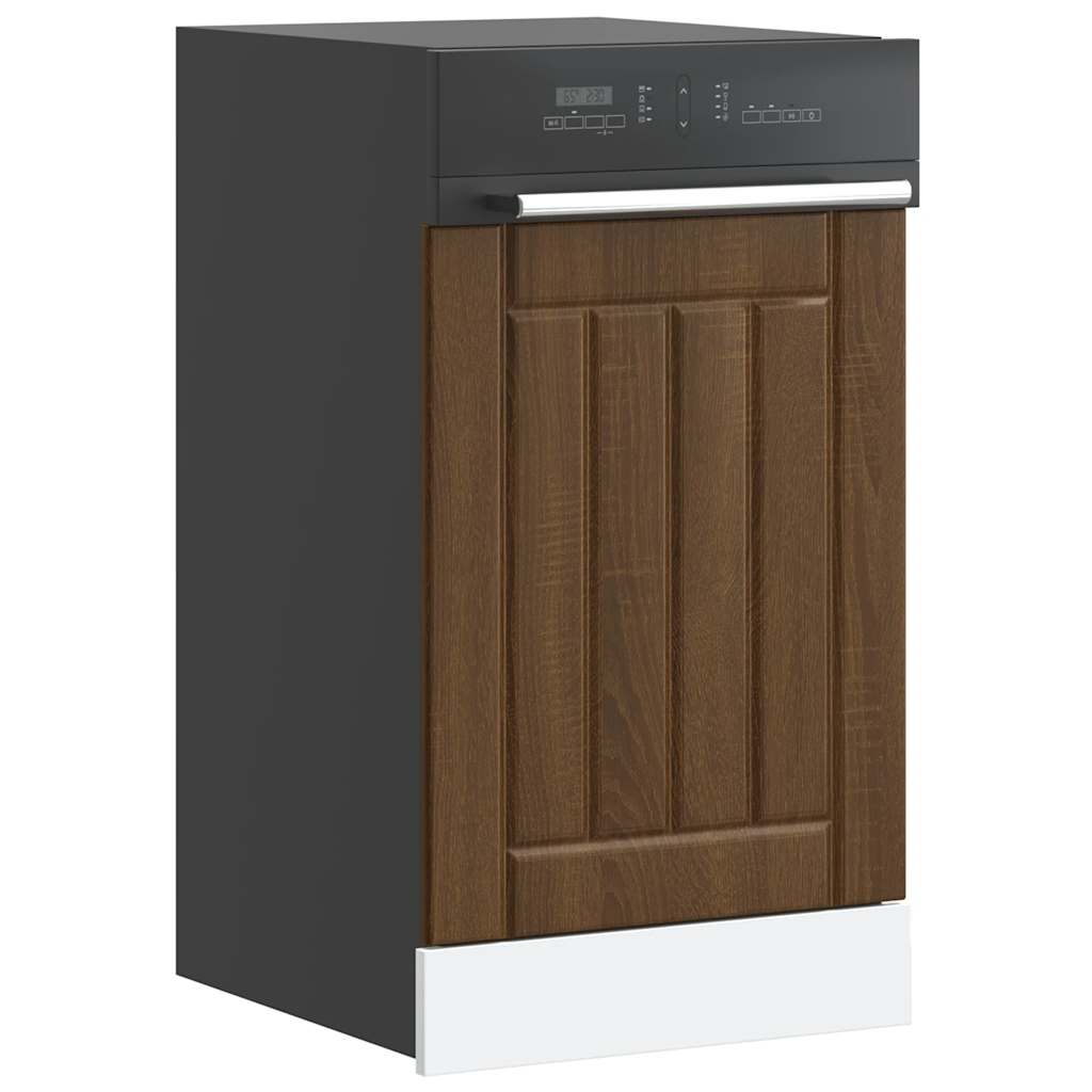 Dishwasher Panel Lucca Brown Oak Engineered Wood - All Things Good