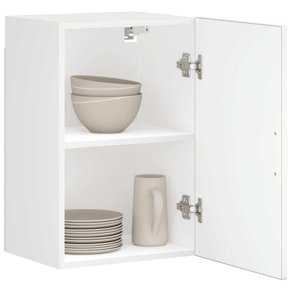 Kitchen Wall Cabinet Porto White Engineered Wood - Style and Chic