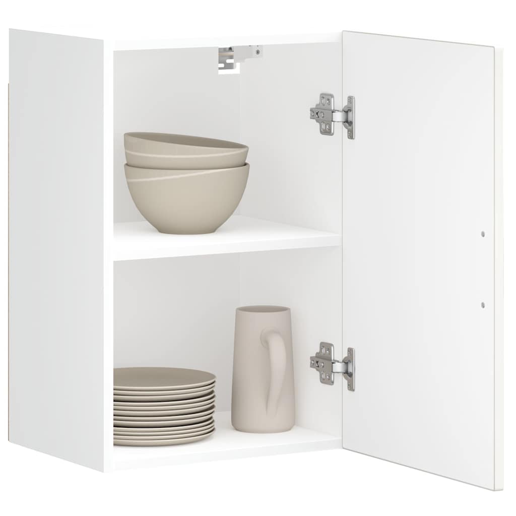 Kitchen Wall Cabinet Porto High Gloss White Engineered Wood - Merkel Designers