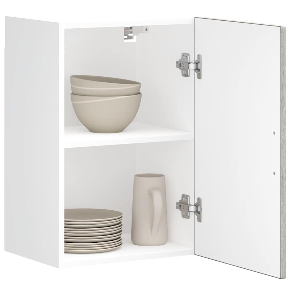 Kitchen Wall Cabinet Porto Grey Sonoma Engineered Wood - All Things Good