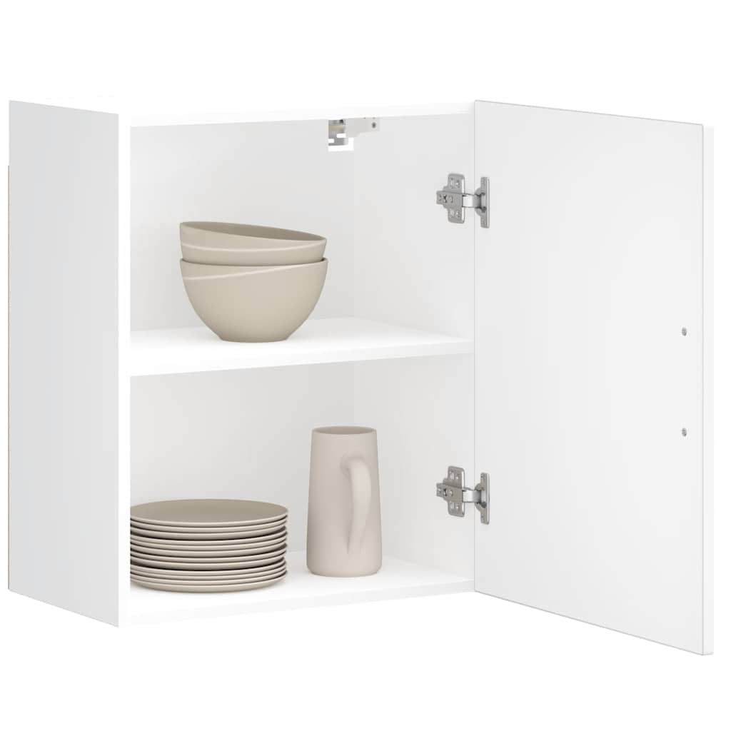 Kitchen Wall Cabinet Porto White Engineered Wood - Sid & Sam