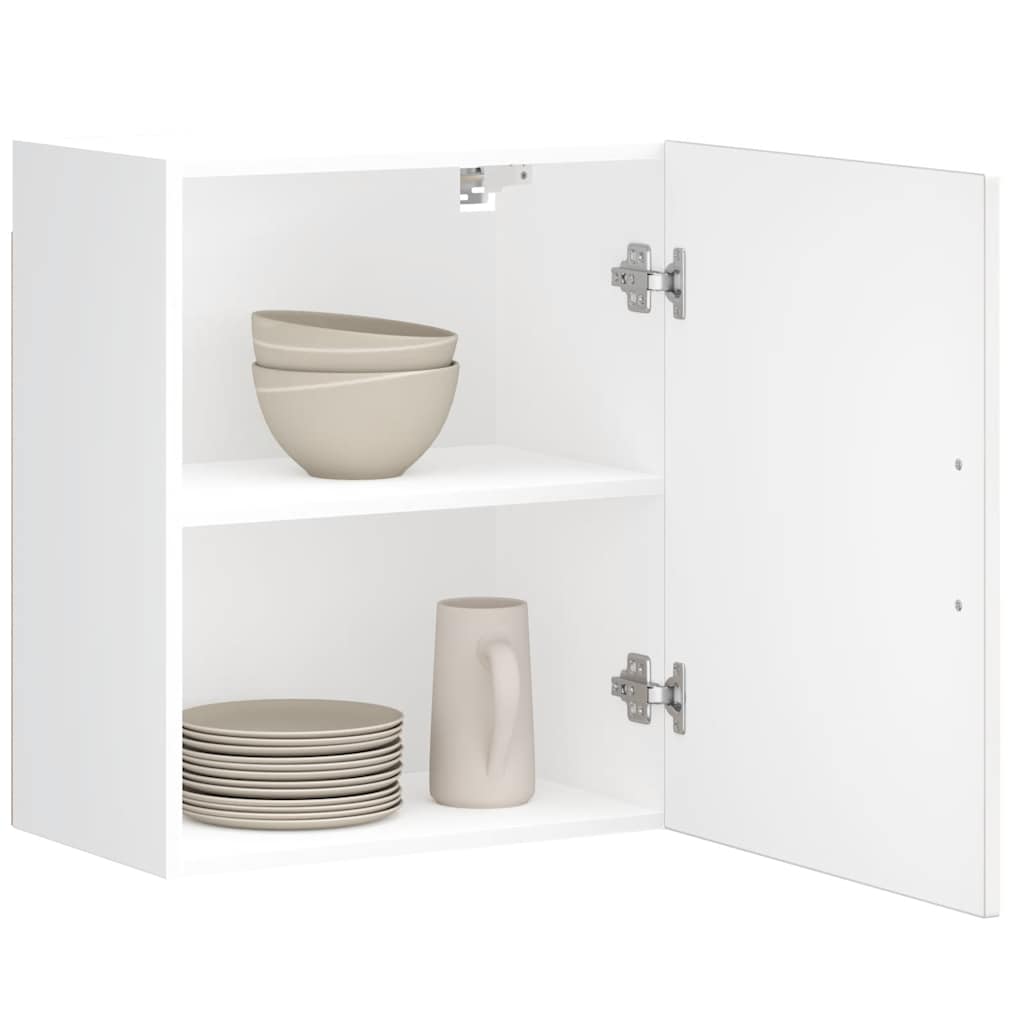 Kitchen Wall Cabinet Porto High Gloss White Engineered Wood - Unbeatable Bargains