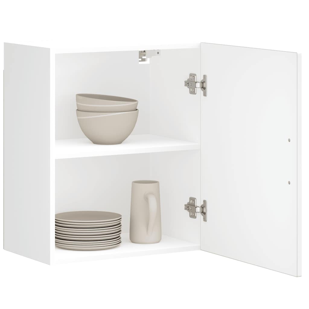 Kitchen Wall Cabinets 2 pcs Porto High Gloss White Engineered Wood - Discount Dealers