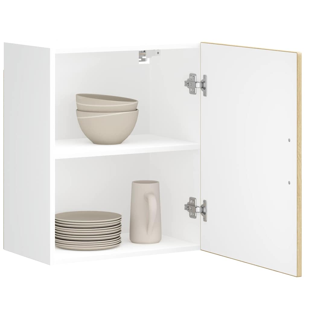 Kitchen Wall Cabinet Porto Sonoma Oak Engineered Wood - Decor Base
