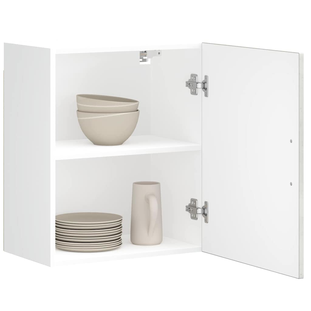 Kitchen Wall Cabinets 2 pcs Porto Concrete Grey Engineered Wood - Merkel Designers