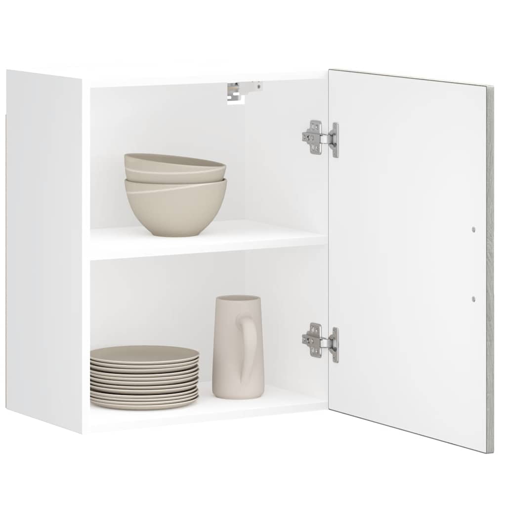 Kitchen Wall Cabinets 2 pcs Porto Grey Sonoma Engineered Wood - R and M Furniture