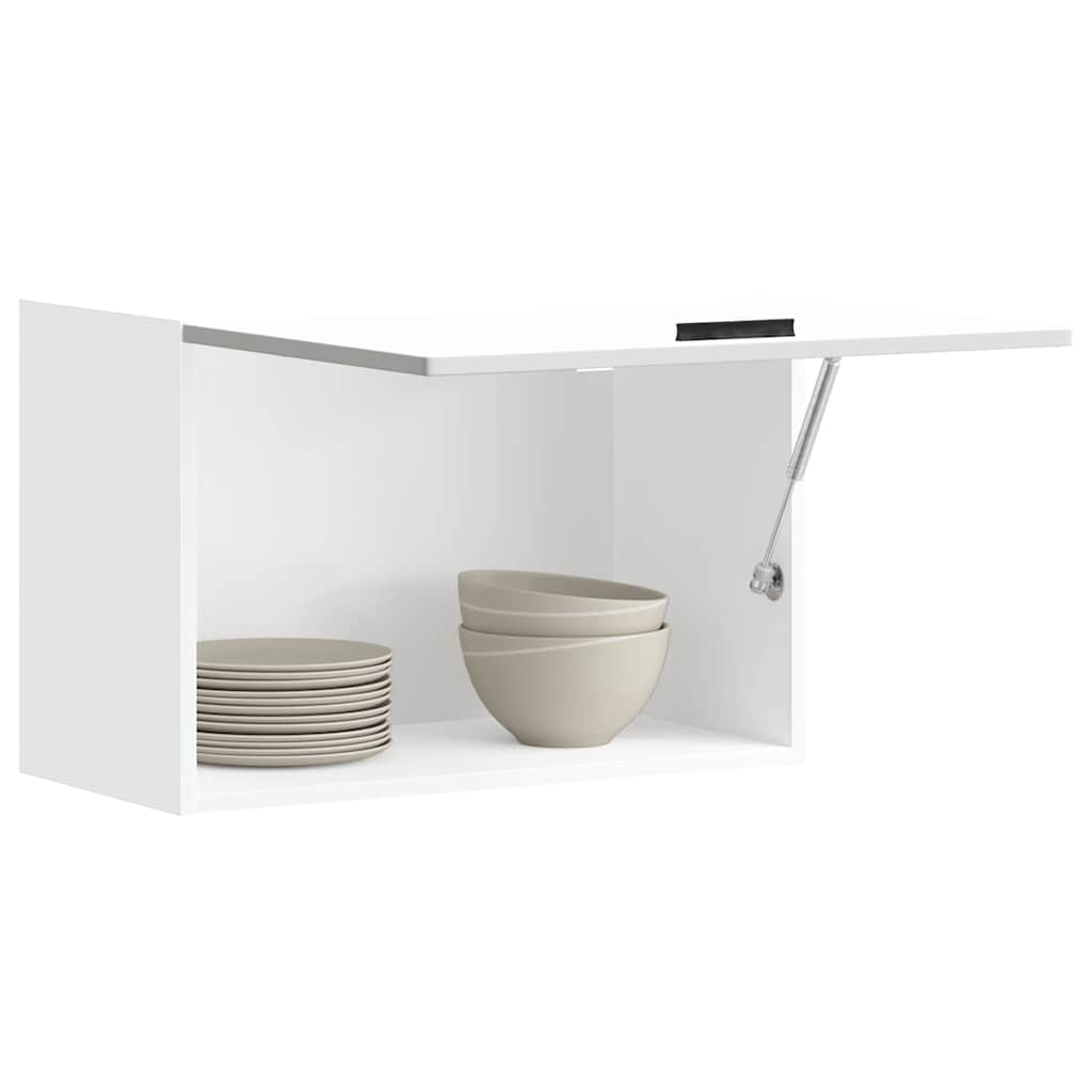 Kitchen Wall Cabinet Porto White Engineered Wood - Brittle & Co