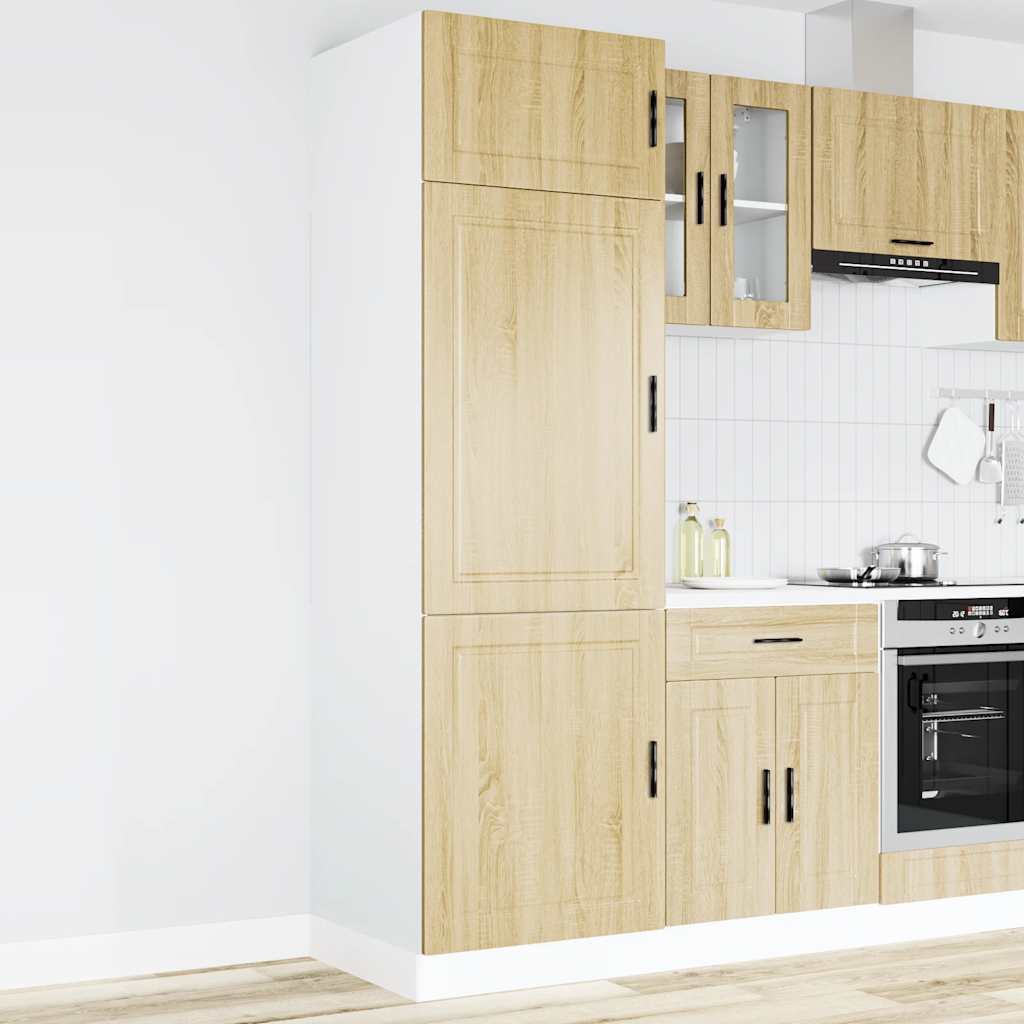 Kitchen Cupboard "Porto" Sonoma Oak Engineered Wood - Merlin Deals