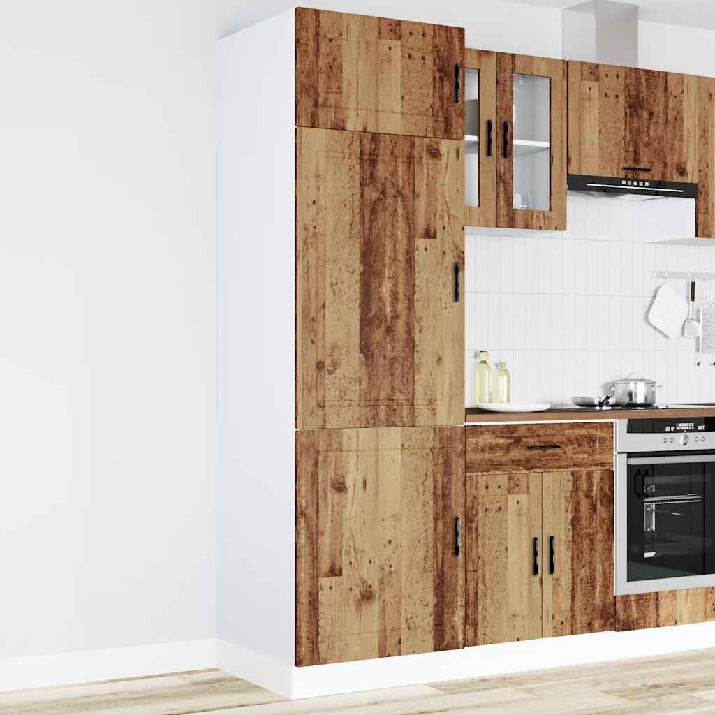 Kitchen Cupboard "Porto" Old Wood Engineered Wood - Style and Chic
