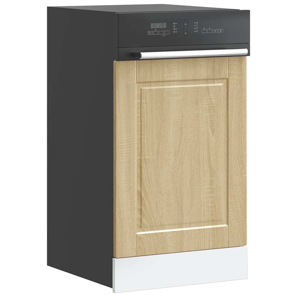 Dishwasher Panel Porto Sonoma Oak 45x1,5x67 cm Engineered Wood - Merkel Designers