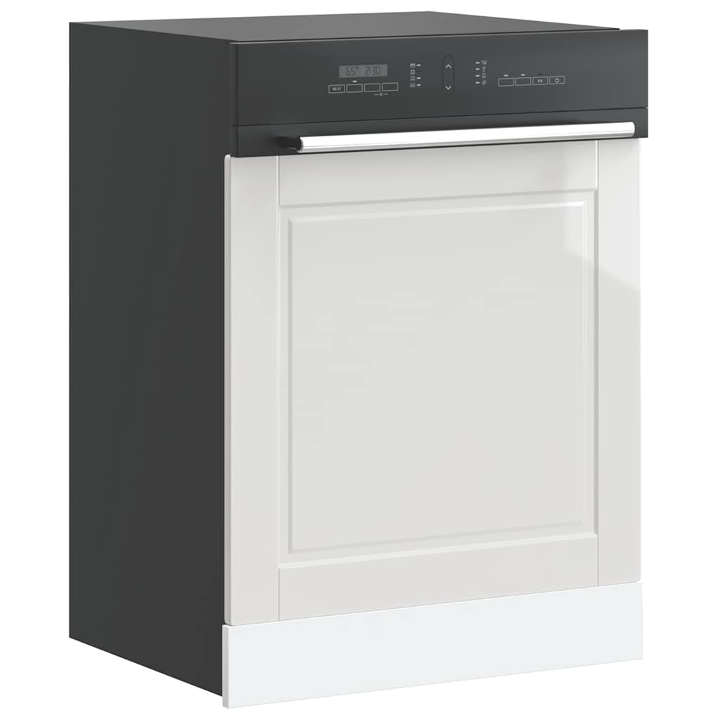 Dishwasher Panel Porto High Gloss White 60x1.5x67 cm Engineered Wood - Decor Base