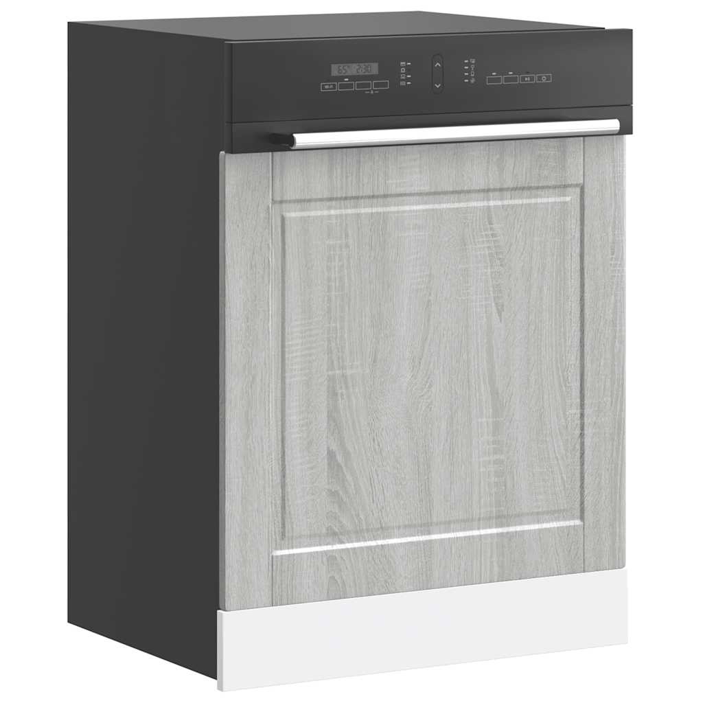 Dishwasher Panel Porto Grey Sonoma 60x1.5x67 cm Engineered Wood - Style and Chic