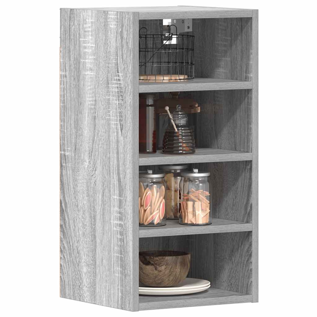 Hanging Cabinet Riga Grey Sonoma 30x29.5x60 cm Engineered Wood - The Home Maker